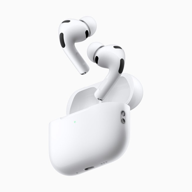 AirPods and their charging case
